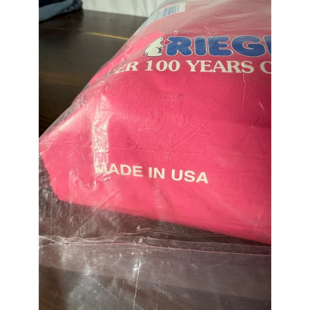 Vintage‎ Riegel Teddy Beddy Bear Friends Crib Comforter Made in USA 33x42 NIP